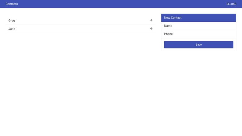 React App - with dummy data