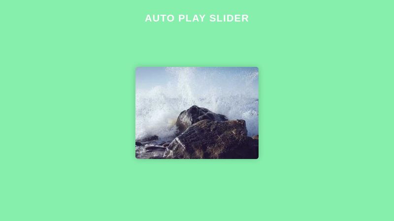 autoplay slider html,css,javascript