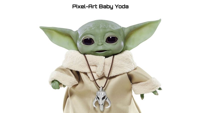 Baby Yoda Pixel Art, Star Wars Pixel Art