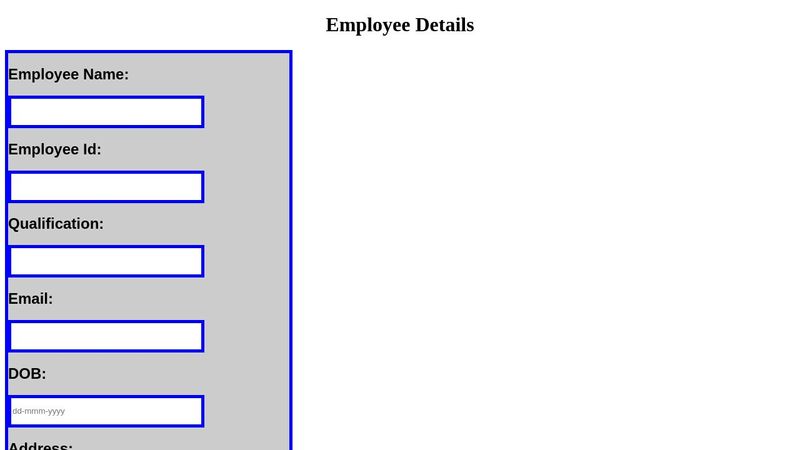 Employee Details