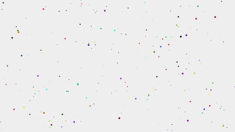 Interactive particle system