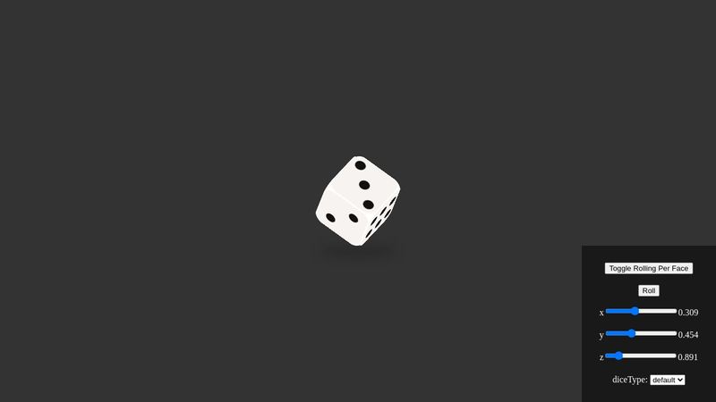 3D Dice with CSS