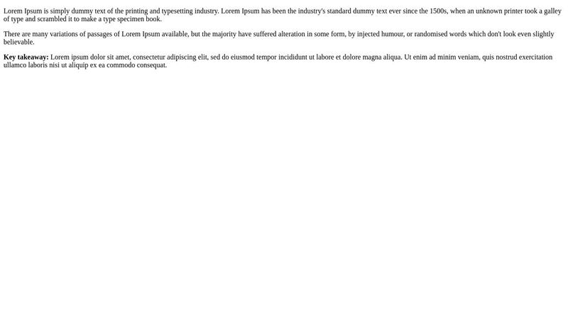 css last child: article example