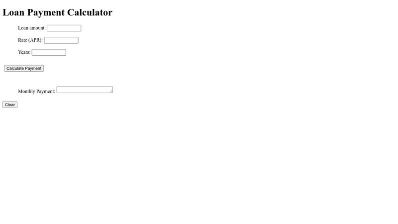 loan-payment-calculator