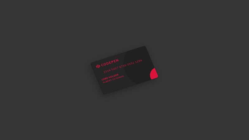 CSS Card #1 - Codepen Card