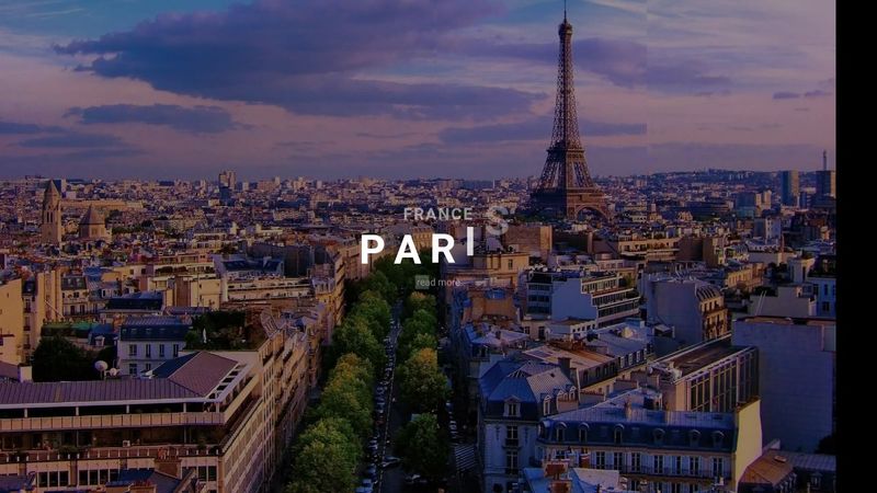 Responsive slider for travelers site