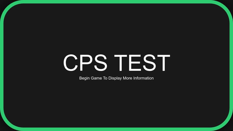 Cps test thing