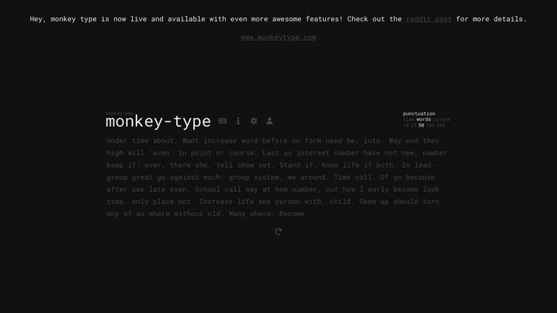 Monkeytype Statistics - Typing Stats