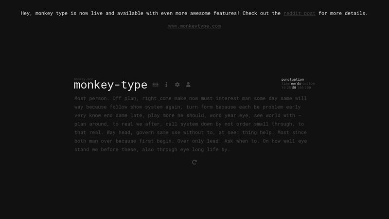 Monkeytype Statistics - Typing Stats