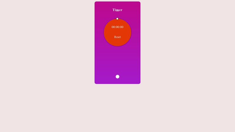 Animated timer