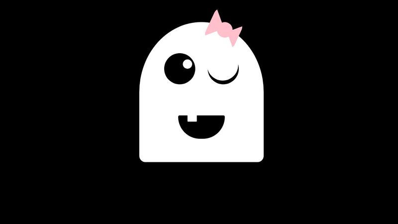 HTML and CSS Cute Ghost