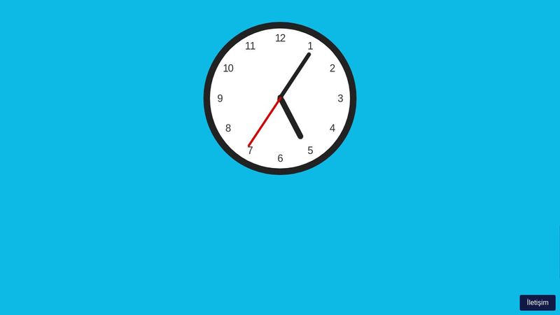 javascript analog clock