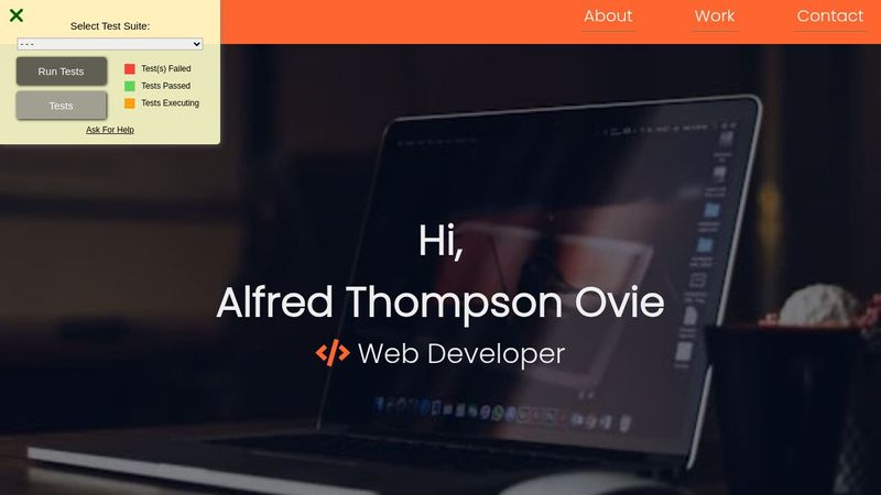 personal portfolio (freeCodeCamp)