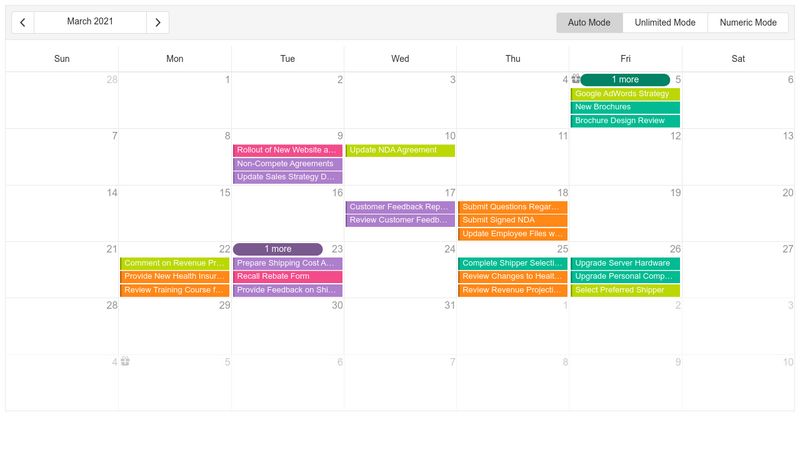 Limit the Appointment Count per Cell - DevExtreme Scheduler