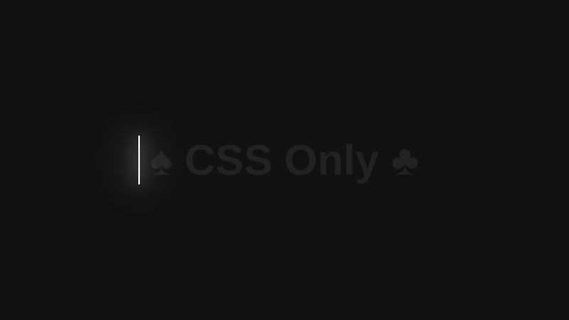 CSS Text Animation Effects