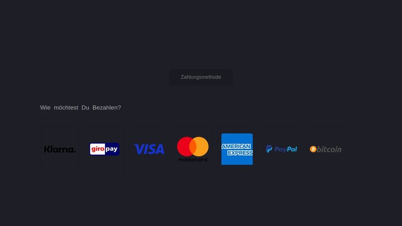 HTML/CSS/JavaScript: Simple Payment Methods