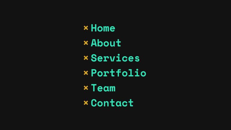 Typing Menu