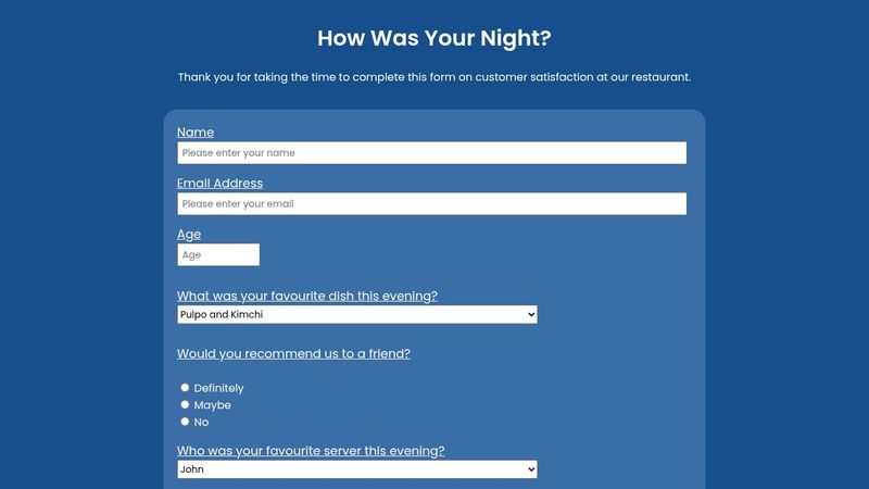 Freecodecamp form