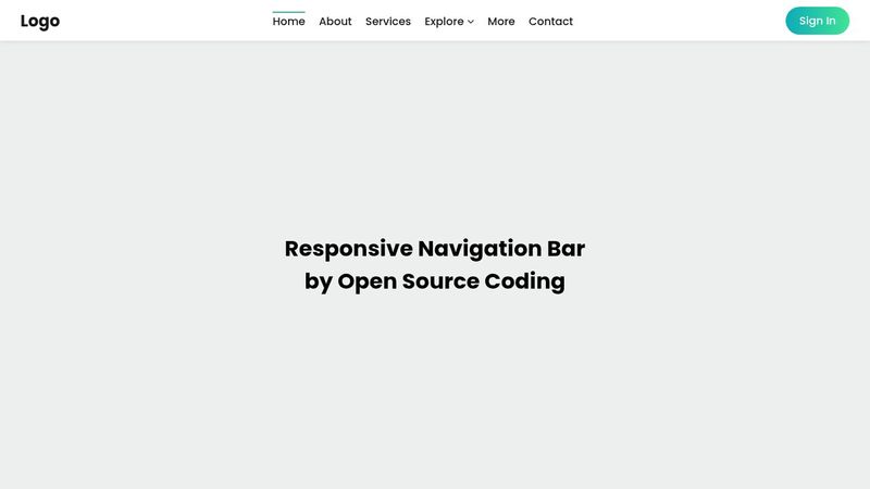 Responsive Navigation Bar
