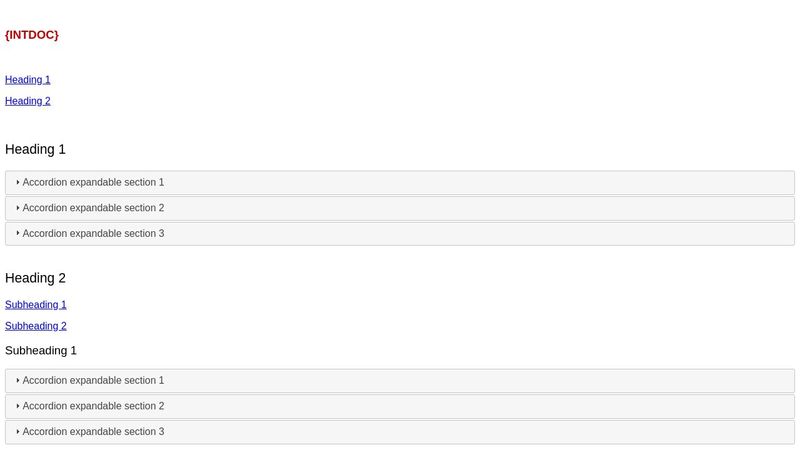 Sample Accordion Document