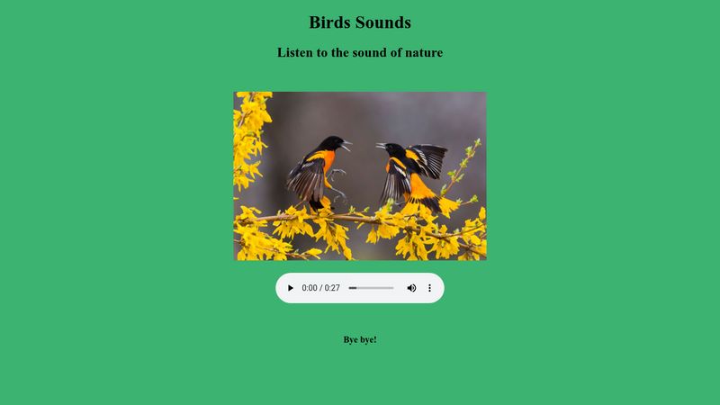 bird sound during mailbird import