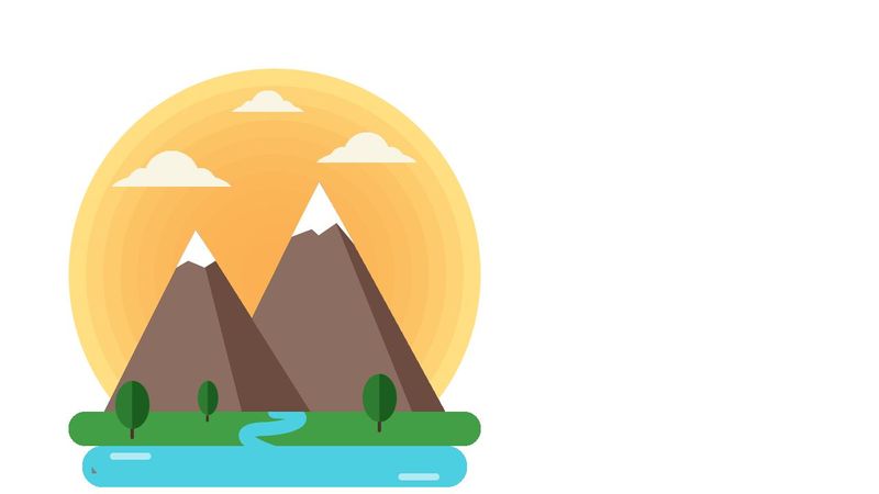 Landscape using p5.js