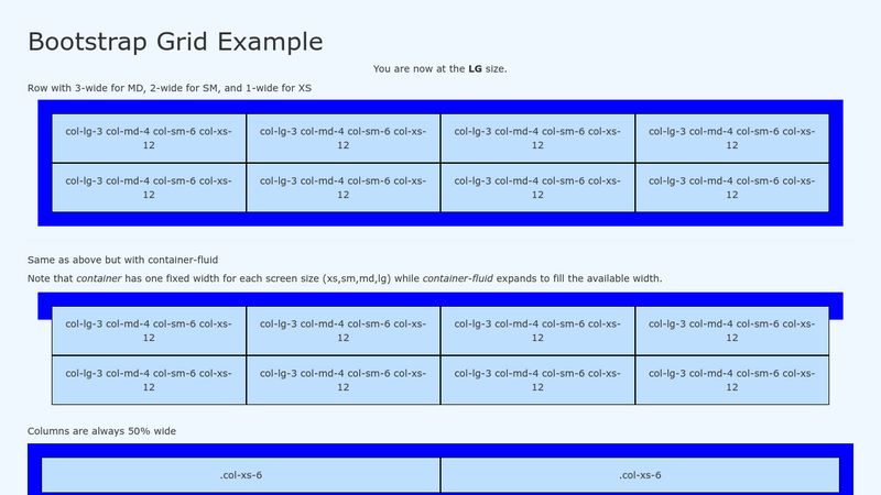 CodePen - Bootstrap 3 Grid System