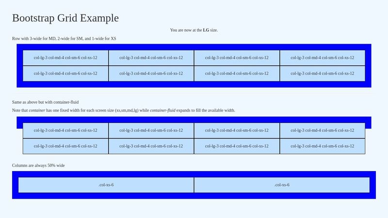 Bootstrap 3 Grid System