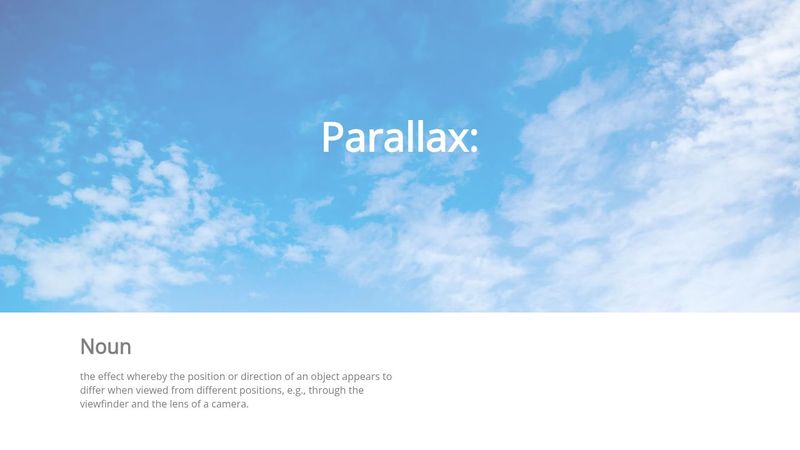 No JS Parallax