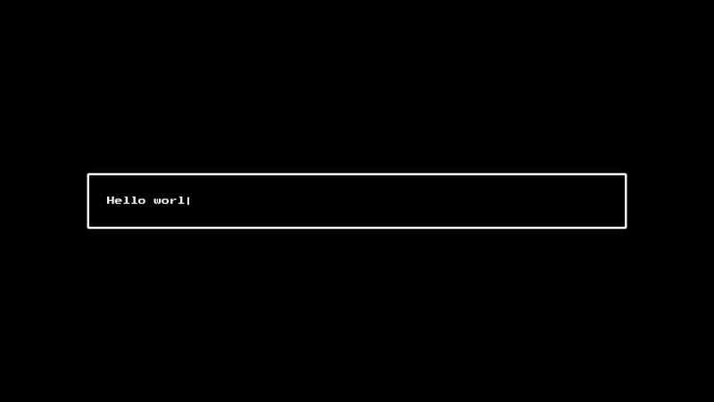 Text Animation - RPG Game Typing