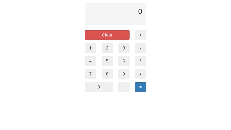 JavaScript Calculator