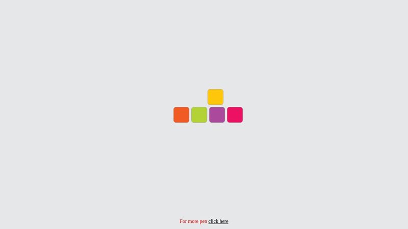CSS box loading animation