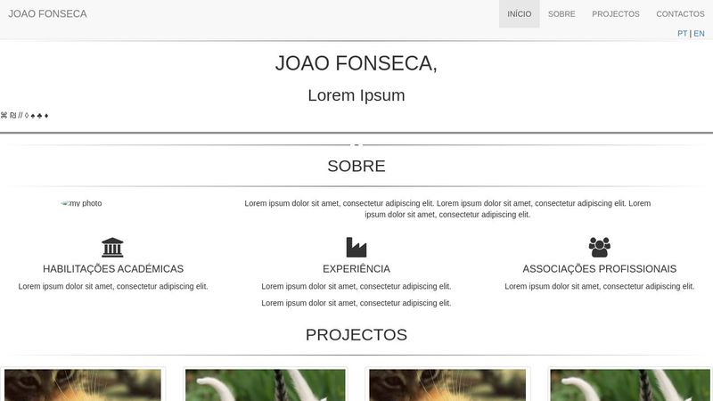 FreeCodeCamp : Personal Portfolio Webpage - PT