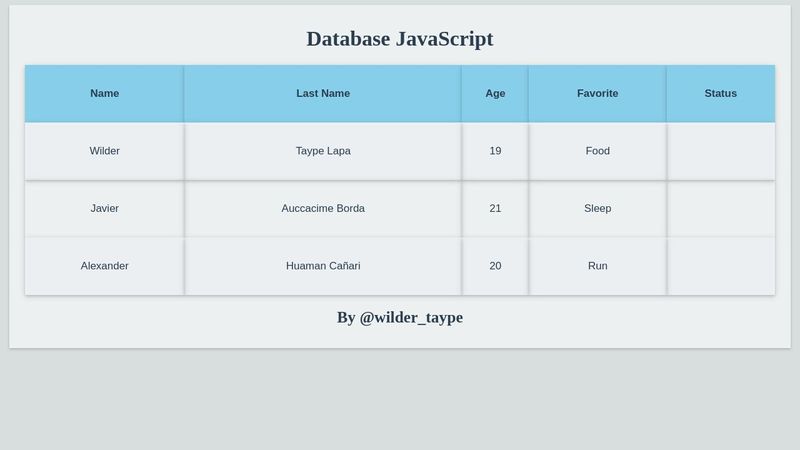 Data - Js