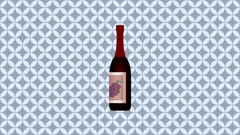 Single Element Wine Bottle Pure CSS