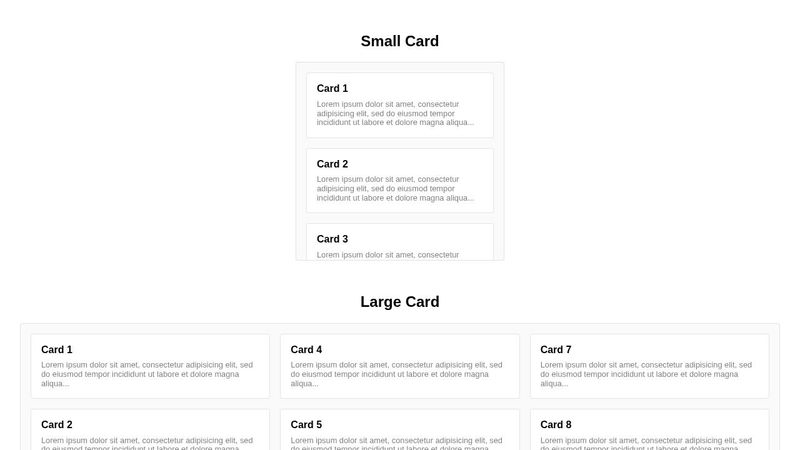 Responsive Card Layout using CSS Columns
