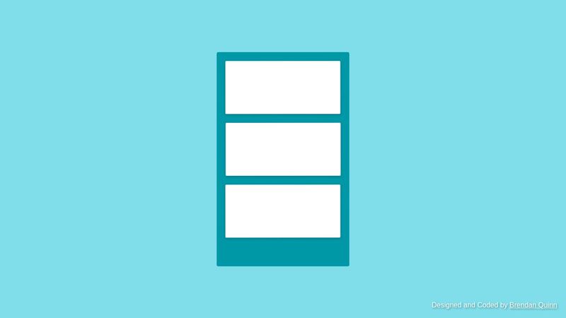 Sliding Cards Animation