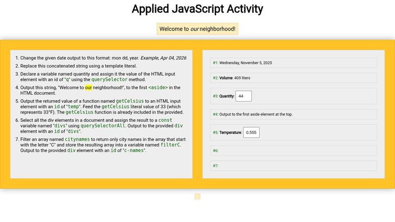 🔒 JavaScript Review Activity