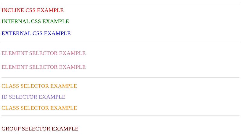 CSS Intro