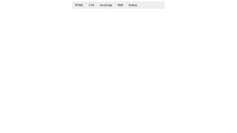 CSS drop-down menu