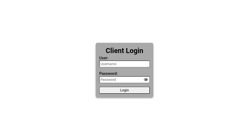 Simple Login - HTML/CSS/JS