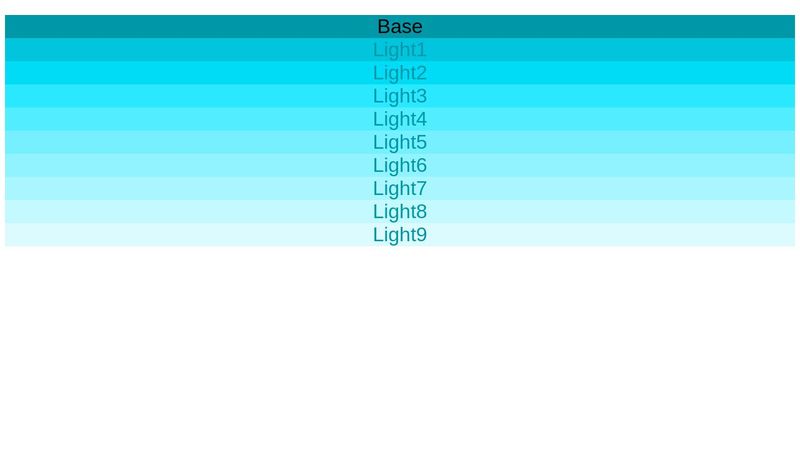 Output Hex of Sass lighten() & darken()