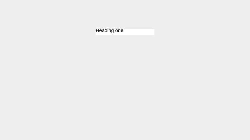 Header text animation