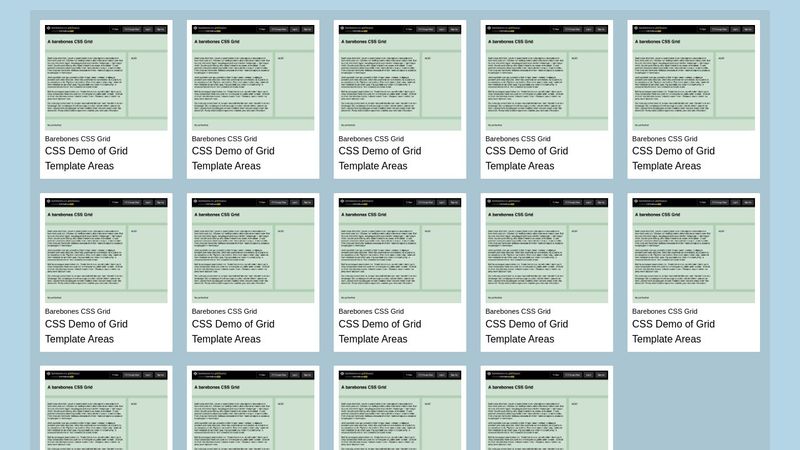 CSS-Grid Card layout