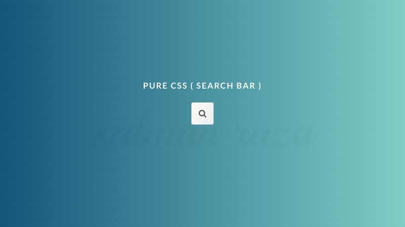 pure-css-search-bar