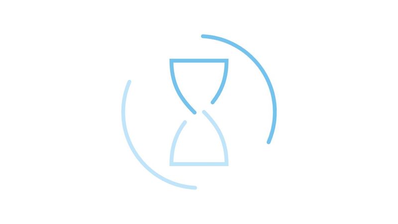 CSS loading icon - hourglass