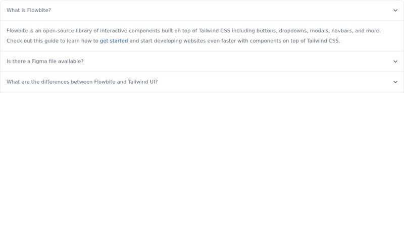 Tailwind CSS accordion image.