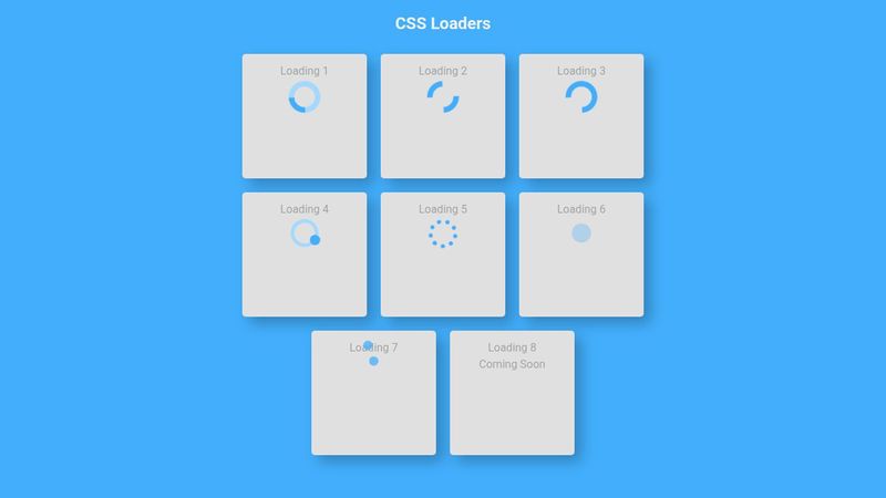 CSS Loaders Redesign