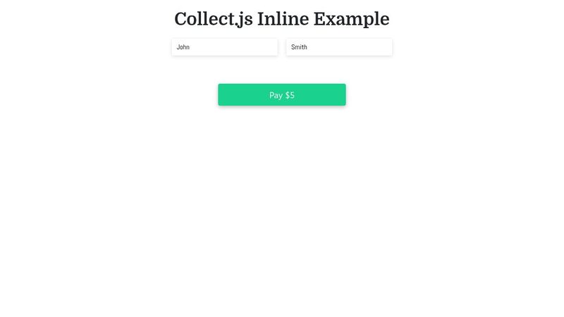 Collect.js Inline Example