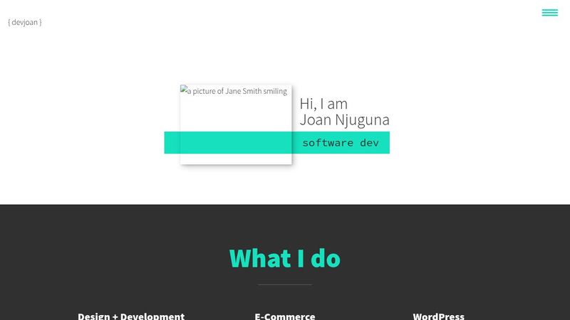 Portfolio website from freeCodeCamp tutorial